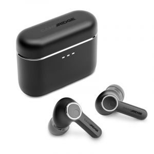 Cambridge Audio Melomania A100 Earbuds - Casque Intra-auriculaire sans Fil avec Suppression Active du Bruit, Bluetooth aptX Lossless, jusqu'à 39 Heures d'autonomie avec étui de Chargement - Noir (EU - Cambridge Audio, neuf)