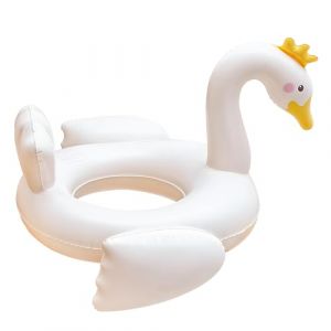 ACTOYS Bouée Enfant, Bouée Cygne, Bouee Piscine Enfant, Bouée Gonflable, 70 cm, Bouee Enfant pour 5-10 Ans, Bouée Piscine, Jeux Piscine (Oie couronnée 70) (FEYUZ, neuf)