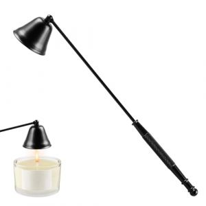 xiaoxiaozhijia Extincteurs de Bougies,Éteignoir à Bougie en Acier Inoxydable,Souffleurs à Bougies Outils pour Éteindre Les Bougies(Cloche Noire) (XiaoXiaoZhiJia, neuf)