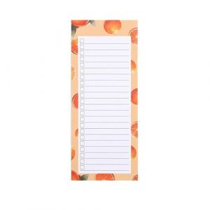 Kasmole Coussin magn&eacute;tique pour r&eacute;frig&eacute;rateur - Bloc-Notes d&eacute;tachables pour liste de Courses - Bloc-Notes Multi-usages en Papier &eacute;pais pour classeur, casier, Plans de Repas (bruste, neuf)