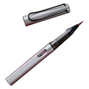 HDBD Stylo de Calligraphie Stylo-Plume rempli de Piston de qualit&eacute; sup&eacute;rieure avec Sac d'encre Amovible Stylo Pinceau de Calligraphie Rechargeable &eacute;l&eacute;gant, Parfait pour Les d&eacute;butants (yellowplus, neuf)