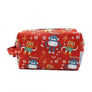 PONETTE - Trousse de toilette pour enfant, garçon, fille, adolescent, amusant, sac de toilette, trousse de voyage, trousse, marque espagnole, rouge, Trousse de toilette pour enfant (Ponette, neuf)