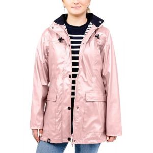 Breizh Ocean - Cir&eacute; Femme Imperm&eacute;able - du XS au 4XL - Cr&eacute;ation Fran&ccedil;aise GUIDEL - Manteau Femme &agrave; Capuche - Veste Imperm&eacute;able avec Couture Impermeable (BREIZH OCEAN, neuf)
