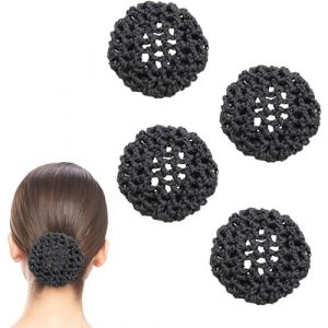 Filet à Chignon Strass,Cheveux Snood Net,6 Pièces Filet à Chignon,Filet à Chignon Noir,Filet Chignon Cheveux,Filet Chignon Invisible,Filet de Cheveux Élastique Cheveux Pour Cheveux,Cheveuxn Coiffure (yuheng001, neuf)