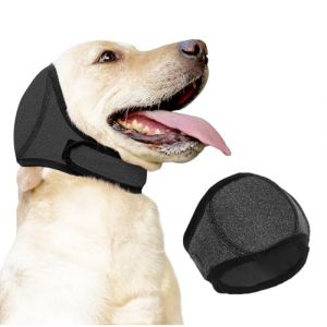 CERCTLA Cache-Oreilles pour Chien, R&eacute;glable Prot&egrave;ge-Oreilles pour Chien &Eacute;tanche, Cache Oreille Anti-Secousses & Capuche pour Apaisante Soulagement de l'anxi&eacute;t&eacute; Casque Anti Bruit (fdgf5466, neuf)
