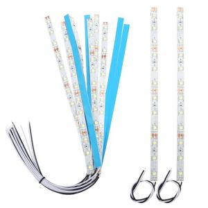YIXISI 10 Pi&egrave;ces 200mm Pr&eacute; C&acirc;bl&eacute;es LED SMD, Mod&eacute;lisme, 12-18V Bandes, 2335 SMD, Blanc (YXS-DE, neuf)