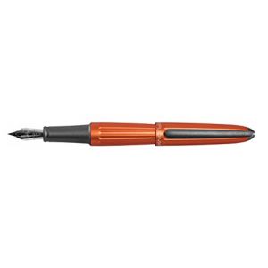 DIPLOMAT - Stylo Plume Acier Aero - Orange - Taille Medium - Sobre & Raffin&eacute; - Allure Moderne - Acier Inoxydable - Savoir Faire Traditionnel - Garantie 5 Ans - D40302025 (Octopus Concept GmbH, neuf)