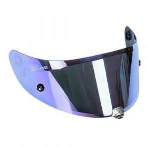 Guajiro - Visière Compatible avec HJC HJ-26 | RPHA11 y RPHA70 (CARBON) | Écran avec support Pinlock Antibuée et système Tear-off | Polycarbonate de Haute Qualité (Bleu) (GUAJIRO, neuf)