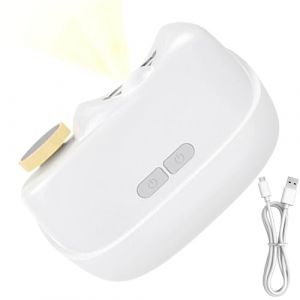 Coupe-ongles &eacute;lectrique pour personnes &acirc;g&eacute;es, s&eacute;curit&eacute; &agrave; 2 vitesses &ndash; avec lumi&egrave;re LED &ndash; Coupe-ongles &eacute;lectrique pour ongles &ndash; Design de stockage des restes d'ongles, pour femmes et hommes (xuanhuina, neuf)