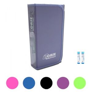 Homeo Case | Rangement Homeopathie avec 90 Espaces pour Boiron Tubes 4 Grammes | Trousse pour Homeopathie | Tubes Non Inclus | Couleur Mauve | Fermé 30 x 15 cm | Ouvert 70 x 30 cm (KINEPHARMA S.L., neuf)