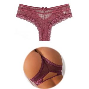 ohmydear String Femme Sexy Chic Grande Taille Culotte Entrejambe en Coton Lingerie Sexy Femme Hot Dentelle Slip Lingerie et Vêtements Tenue Sexy Solde Short Tanga sous-Vêtements (OHMYDEAR, neuf)