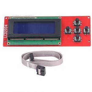 SIXRUN Contr&ocirc;leur Intelligent Affichage de L'&eacute;cran LCD 2004 pour ANET A8 A4 A2 A2 A6 - L E2, Carte de Module de Contr&ocirc;le D'imprimante 3D, Fonctionnement Facile et Support de Chinoise (Lishengch, neuf)