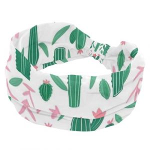 1 lot de bandeaux élastiques antidérapants pour femmes, bandeau de sport en tissu doux pour entraînement, yoga, accessoires de cheveux tendance, cactus artistique-647 (GRBXVHD, neuf)