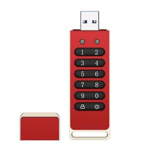 Cl&eacute; USB crypt&eacute;e Generic - 128 Go - USB 3.0 - NAND Flash - S&eacute;curit&eacute; AES256 - Verrouillage Automatique - Transmission Haute Vitesse - Compatible Windows & Linux (JINJUNZHENXIANG, neuf)