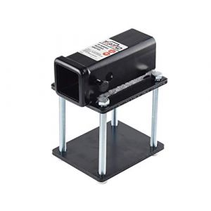 TOPTOW R&eacute;cepteur d'attelage de Pare-Chocs de Camping-Car 63801 pour poutres de 10,2 cm &agrave; 11,4 cm, Ouverture du r&eacute;cepteur de 5,1 cm, Convient pour Porte-v&eacute;los, Porte-Bagages de Caravane (Fast Media Ships From USA, neuf)