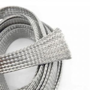 c&acirc;ble flexible Gaine m&eacute;tallique extensible de 1/2/5 m&egrave;tres, placage &eacute;tam&eacute; 4 6 8 10 16 18 22 28mm, Signal de blindage, c&acirc;ble m&eacute;tallique blind&eacute;, manchon tress&eacute; en cuivre connecteur d'extension (Size : (ELILANEY, neuf)