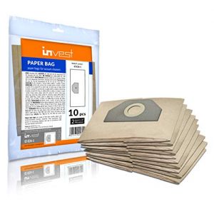 Lot de 10 Sacs d'Aspirateur pour Kärcher 6.959-130.0, WD 3.200, WD 3.000, 6.959-310, MV 3 (Invest sp. z o.o., neuf)