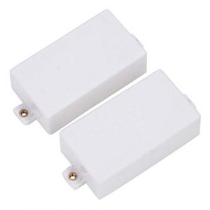 2pcs couvercles de Pick-up de Guitare, Couverture Humbucker pièces de Rechange pour Guitare électrique(Blanc) (Yisteel-EU, neuf)
