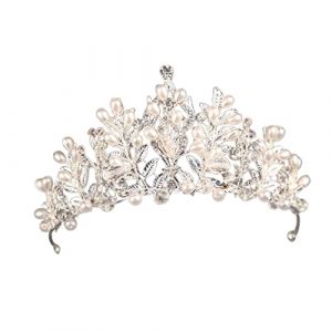 Ipetboom cheveux de mariage diad&egrave;me mari&eacute;e diad&egrave;me nuptial diad&egrave;me de mari&eacute;e diad&egrave;me de f&eacute;e couronne de mari&eacute;e couronne de diad&egrave;me pour les femmes (hikarish, neuf)