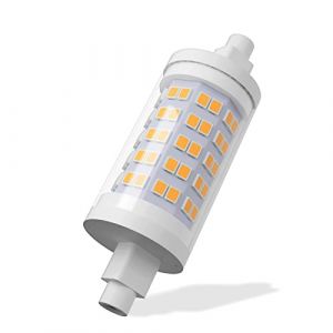 R7S LED 78mm, 10W R7S LED Ampoule 1000LM AC 220-240V Pas de scintillement Non-dimmable, &Eacute;quivalent pour les lampes halog&egrave;nes 100W J78 R7S (Color : Warm White 3000K, Size : 10W 78mm 1pcs) (BVCL, neuf)