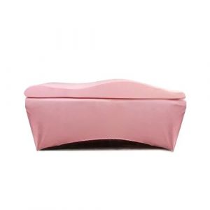 Matelas Table De Massage Surmatelas et couvre-lit for cils, coussin ergonomique incurvé for table de massage, matelas for cils for salon de beauté Coussin Massage(Pink Bed and Cover,180x60 cm) (LUKY WANG, neuf)