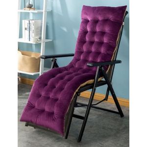 uyeoco Chaise Longue Coussin/Banc Coussin, Coussin Transat Jardin Exterieur Antidérapante, Coussin Transat Épais pour Fauteuil Relax Lounge(#37,48 * 155cm) (Fengzi Comprehensive, neuf)