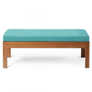 RZYW Coussin de Banc de Jardin Imperm&eacute;Able 2/3 Places, Coussin de Banc D'ext&eacute;rieur, Coussins Assise pour Meubles D'Int&eacute;Rieur en Mousse &eacute;Paisse, pour Chaise, Canap&eacute;, Baie Vitr&eacute;e,Sky Blue,90X45X5cm (RZYW, neuf)