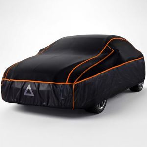 Upgrade4cars B&acirc;che de Protection Voiture Exterieur Anti-Gr&ecirc;le Version 2026 | Housse Auto Universelle pour &Eacute;t&eacute; et Hiver | Bache Ext&eacute;rieur Voiture - L (485x186x120 cm) (upgrade4cars, neuf)