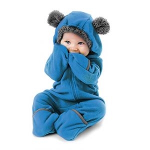 Cuddle Club Surpyjama en Polaire B&eacute;b&eacute; Grenouill&egrave;re Confortable pour Nourrisson &agrave; 4 Ans - Pyjama B&eacute;b&eacute; Fille et Gar&ccedil;on, Id&eacute;al pour Hiver (Cuddle Club Clothing, neuf)