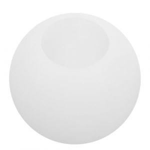 Homoyoyo Abat-Jour en Verre Globe Blanc Givr&eacute; 55 Mm Abat-Jour en Forme de &agrave; Col Ouvert Couvercle de Protection D'ampoule de Remplacement pour Lustre Suspendu Applique Murale (Alda Jin, neuf)