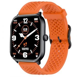 Lamshaw Bracelet Montre Connect&eacute;e en Silicone,Compatible Ice-Watch Ice Smart 1.0 1.85''watch, L&eacute;ger, R&eacute;sistant &agrave; l'Eau & Hypoallerg&eacute;nique,Id&eacute;al pour le Sport, les Voyages & les Looks Tendance (orange) (Lamshaw, neuf)