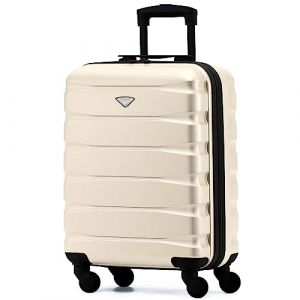 Flight Knight Bagage Cabine Leger a 4 Roues en ABS Approuve par Plus De 30 Compagnies Aeriennes, Dont Air France, easyJet et Ryanair (Priority) 55x40x20cm (Prime Brands Group FR, neuf)