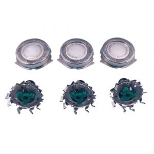 Lot de 3 têtes de rasoir de rechange for Philips RQ11, compatibles avec les modèles RQ10, RQ12, RQ32, RQ1185CC, RQ1150, RQ1160, RQ1075, RQ1060 et RQ1070 (HANDOND, neuf)