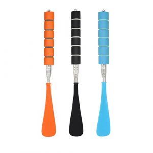 JYNXOR Chausse Pied Long,3 Pcs Chausse Pieds Long Manche en M&eacute;tal et Plastique,Telescopique 30-70cm,Shoe Horn Convient &agrave; Toutes Les Tailles de Pieds (SHOPSCAPE INK, neuf)