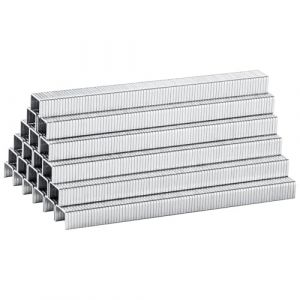 meite Agrafes 140/8 mm, Galvanis&eacute;es Agrafes Type G T50-5 000 pi&egrave;ces, Couronne 10,5 mm, Heavy Duty Agrafes pour Agrafeuse G 140, Id&eacute;ales pour Bricolage, Bois et Tissus (MEITE Europe, neuf)