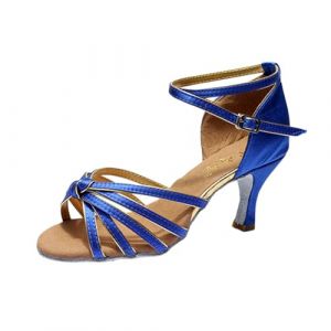 Chaussures Danse Latine Femme Sandales &Eacute;t&eacute; Compens&eacute;es Chaussure De Vintage Ann&eacute;e 50 Mariage Chausson Plates Chaussons Fille Salon Sandale Compensee Et&eacute; Confortable Et Elegante Talon Ete Jazz Ann&eacute;es 20 (aodsko, neuf)