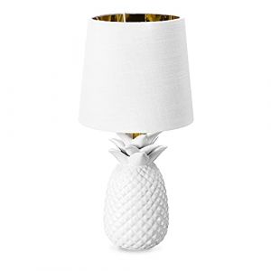 Navaris Lampe LED Forme Ananas - Lampe de Chevet et Veilleuse Design 35 cm en Forme d'Ananas - Lampe de Table Décorative pour Salon Chambre Enfant (KW-Commerce, neuf)