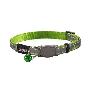 Rogs CATZ Nightcat Collier pour Chat Vert Citron (Skirmantas, neuf)