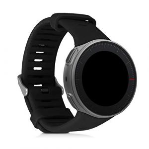 kwmobile Bracelet compatible avec Polar Vantage V bracelet - Bracelet de rechange pour fitness tracker en TPU - noir (SX-Commerce, neuf)