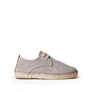 Espadrille à Lacets pour Hommes en Tissu de Coton - Dixon - Pierre, 46 EU (TradeINN, neuf)