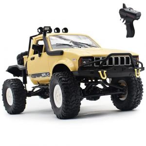 Mostop RC Crawler C14 Rock Crawler Truck 4 x 4 Véhicule d'escalade avec 2 batteries, échelle 1:16, télécommande 2,4 GHz étanche, tout terrain 4 roues motrices, voiture tout-terrain avec lumière froide (Fly Sky Wonderland, neuf)