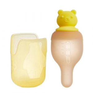 Seringue d'alimentation buccale en silicone pour b&eacute;b&eacute; - Distributeur de liquide compte-gouttes avec tasse &agrave; mesurer, pour l'eau et le lait (yabaom, neuf)