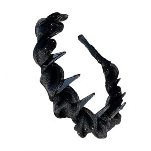 Nixiara Barettes Dentées,Bandeau Antidérapant pour Femmes Cheveux | Accessoire de Coiffure Mode Léger Cadeau (peiz, neuf)