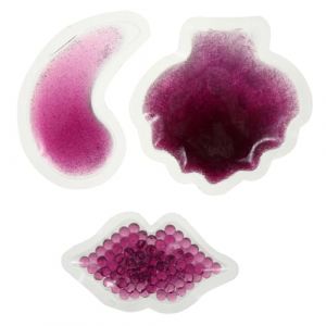 Ipetboom 3 pi&egrave;ces Pack de Sachets de Gel Froid et Chaud pour Visage Yeux et L&egrave;vres Soulagement des Douleurs Pack Gel Rafra&icirc;chissant Pratique et Portable (KinRoZ, neuf)