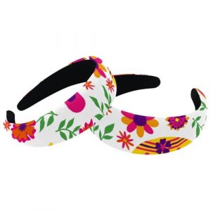 Lot de 2 bandeaux antidérapants pour femme - Motif tête de mort - 910 (ocenuttldat, neuf)