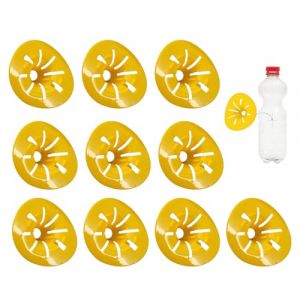 Gupcaqosjw 20 Pièces Piege Piege Frelon Asiatique, Piège À Frelon Asiatique, Guêpes Frelon Piège À Mouches des Fruits Forme D'abeilles Pièges Volant Guêpe Piège Réutilisable Guêpe Piège Abeille Piège (Mikytuzn, neuf)