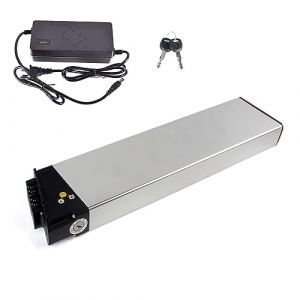 Batterie De Vélo Électrique 48V 14Ah pour Shengmilo Lithium Li-ION Rechargeable Batterie de vélo électrique Pliante Batterie au Lithium intégrée de vélo électrique avec Chargeur et BMS (48V10.4AH) (恒利电子, neuf)
