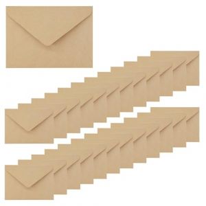 ZSUIQIN Lot de 25 Enveloppes, Enveloppe Verte - 19.3 x 13.3 Cm - Fermeture par Collage Humide - Sans Fenêtre pour Mariage, Noël, les Cartes de Vœux Et les Invitations 25 Umschläge Beige (SUIQIN, neuf)