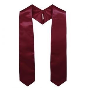 GraduationMall étole de graduation pour adulte teinture unisexe 152cm Bordeaux (LUYA Euro, neuf)
