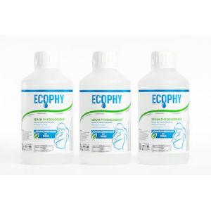 Sérum physiologique bouteille stérile 500ml | Lavage nez bébé enfant adulte | Nacl 0,9% | Solution saline | Rhume | Flacon | Quantité 3 | Utilisation maternité sage femme et famille| FRESENIUS (Boutique TOBANI, neuf)